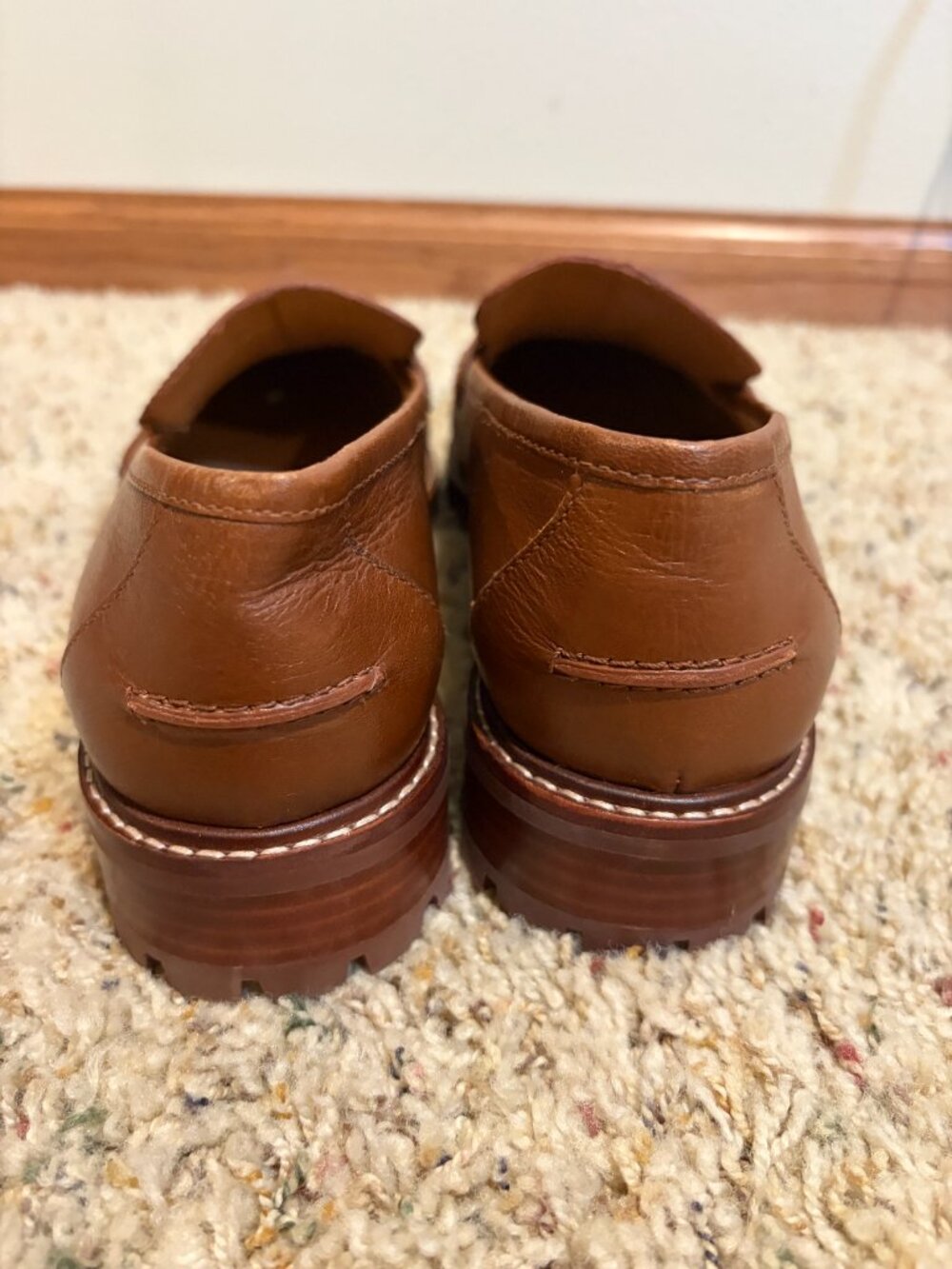 Madewell The Corinne Lugsole Loafer Dried Maple Brown Leather - Picture 5 of 16